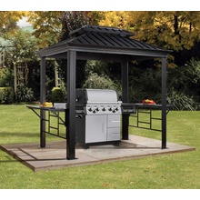 Sojag BBQ Grill Messina vrátane vývodu dymu 6x8,179x292x262 cm šedá