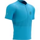Compres sport Trail Half ZIP FITTED SS TOP hawaiian ocean/shaded spruce triko