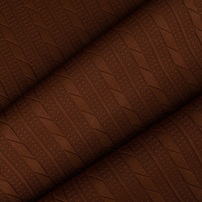 Takoy Pletenina / žakár vrkoče Slim mocha mousse