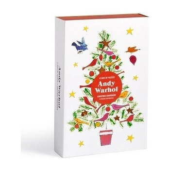 Adventný kalendár GALISON Puzzle Adventný kalendár Andy Warhol: 12 dní do Vianoc 12 x 80 dielikov 9780735378773