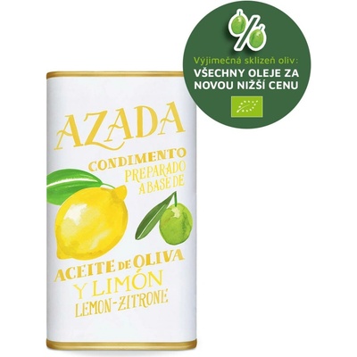 AZADA BIO Extra Panenský Olivový olej & citron 225 ml