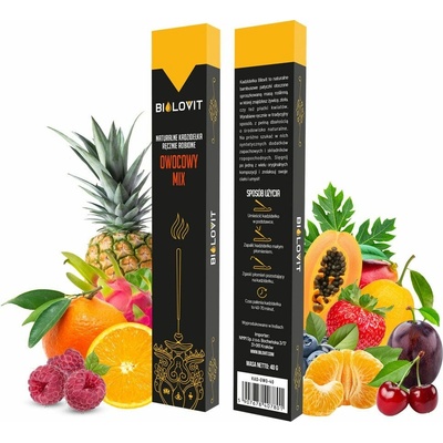 Bilovit Přírodní aromatické vonné tyčinky Ovocná směs 40 g