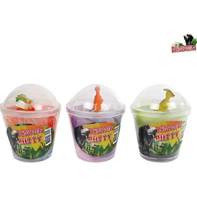 Mikro trading Dino World Hmota v kelímku s dinosaurem