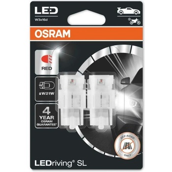 OSRAM LEDriving SL W3x16d 21W 12V 2x (7506DRP-02B)