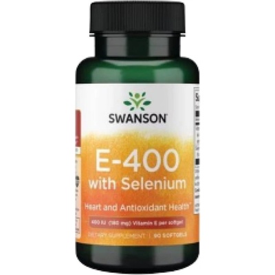 Swanson E with Selenium 400 IU [90 Гел капсули]