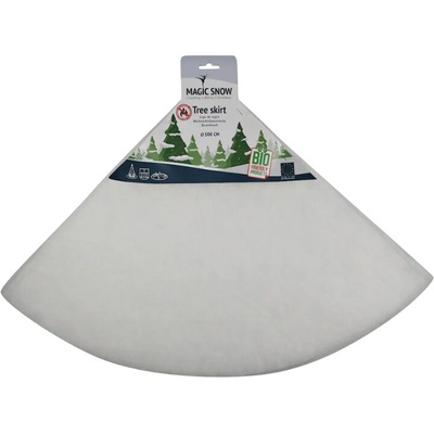 Textilomanie Kryt na stojan vánočního stromku WHITE WINTER 100 cm, bílý