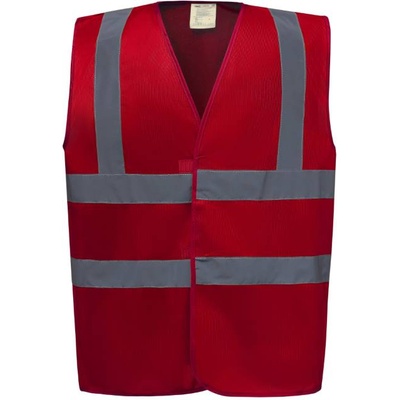Yoko hi-vis hvw100 / Предпазна жилетка - червена m (79w10000402)