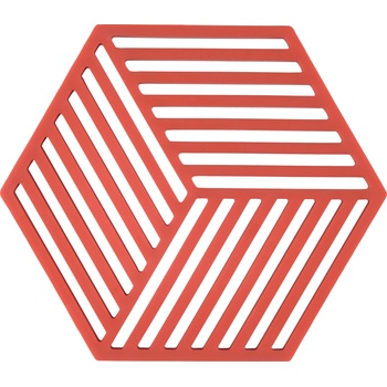 Zone Denmark Hexagon Поставка за горещи съдове, червена (36549)