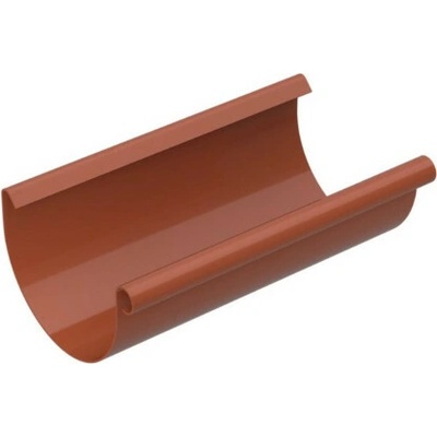 Covernit Plastový okapový žlab PVC 3 m x 75 mm cihlově červená
