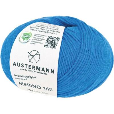 Pletací příze Austermann Merino 160 EXP Barva: 260 BLAU