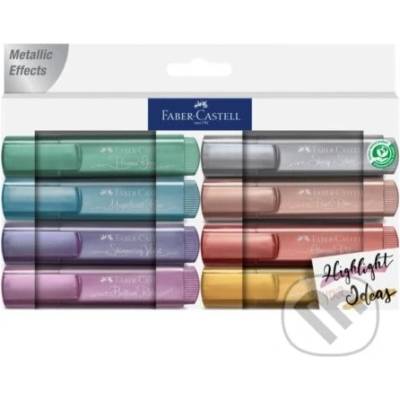 Sada metalických zvýrazňovačů Faber-Castell 8 ks
