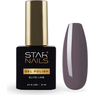 Polish Elite Line Uv Led gel Ash Plum mauve šedofialový gél lak 329 6 ml