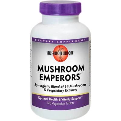 Mushroom Wisdom Mushroom Emperors | Blend of 14 Mushrooms [120 Таблетки]
