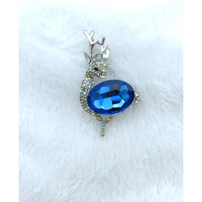 Phoenix brož Jelen modrý 1427111735