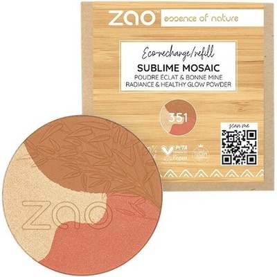 Zao Teint Rouge-HighlighterRefill Sublime Mosaic 352 Hale Sunset 8 g