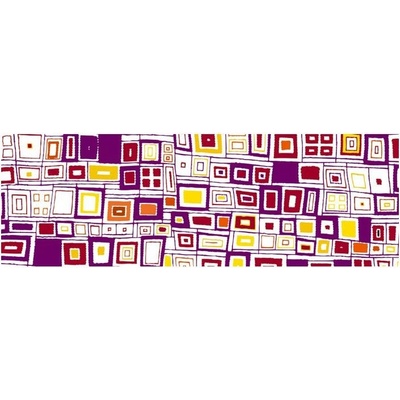 Dimex M-367 vliesová fototapeta na zeď Violet squares rozměry 330 x 110 cm