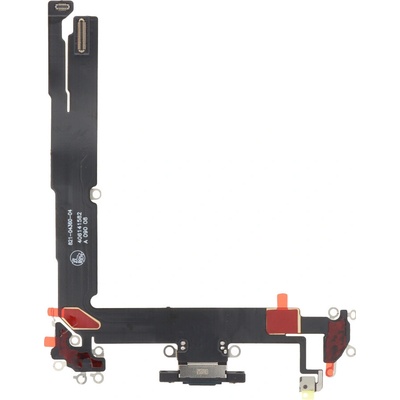 Flex kábel nabíjacieho portu iPhone 16 Plus čierna farba - OEM