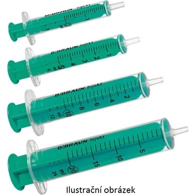 B-BRAUN Injekční stříkačka 10ml, Luer, oranžová