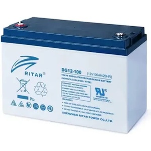 Ritar Оловна гелова батерия RITAR (DG12-100), 12V, 100Ah, F12/M8, За соларни системи (RITAR-DG12-100) - xtreme