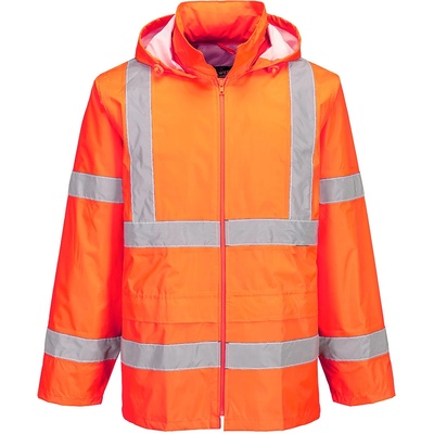 Portwest hi-vis es1 essential es440 / Унисекс светлоотразително яке за дъжд - hv оранжево l (es440orrl)