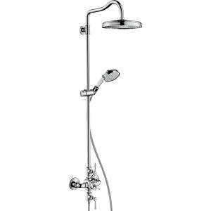 Hansgrohe Montreux - Showerpipe с термостатичен смесител и душ пита 1jet, хром 16572000 (16572000)
