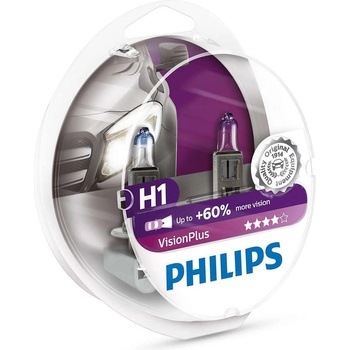 Image 1 of Philips VisionPlus H1 55W 12V 2x (12258VPS2)