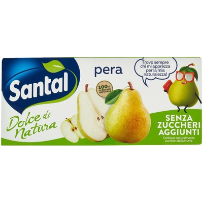 Santal hruškový džús bez cukru 3 x 200 ml