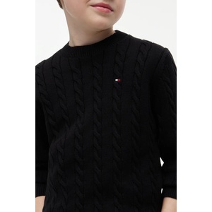 Tommy Hilfiger пуловер за деца от памук (KB0KB09753.9BY2)