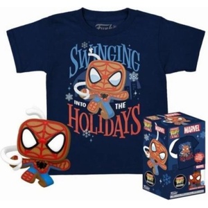 Funko Pocket Pop! Marvel Gingerbread Spider Man & T Shirt Xl