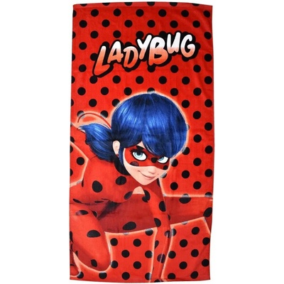 Stamion Plážová osuška Kouzelná Beruška Ladybug 70 x 140 cm