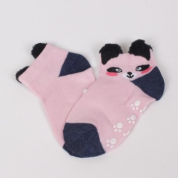 Image 1 of Бебешки чорапи в розово с муцунка на лисиче