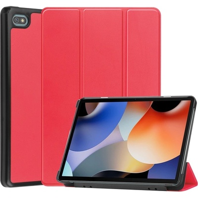 Vsetkonamobil 73016 LEATHER Zaklápací kryt pre Oscal Pad10 červený