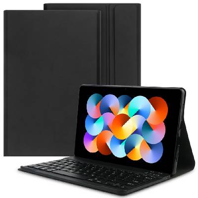 Кожен калъф с клавиатура за Xiaomi Redmi Pad 10.6 от Tech-Protect Smartcase - черен (9490713930892)