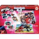 Educa Puzzle domino a pexeso Miraculous Ladybug Superpack