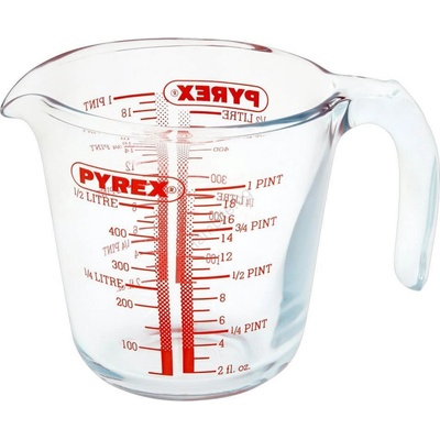 UTC Стъклена мерителна кана pyrex 0, 5 л (ut0333)
