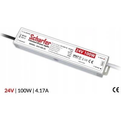 VODOTĚSNÝ NAPÁJECÍ ZDROJ SCH-100-24 IP67 24V 4,2A 100W