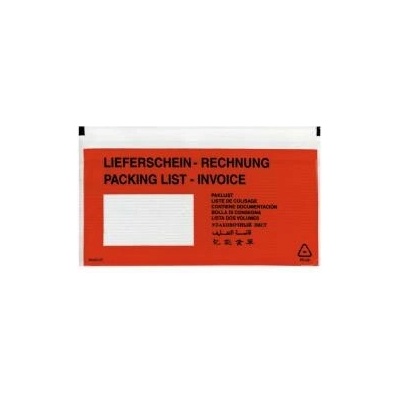 Herlitz Obálka DL samolepiaca s okienkom 110x220mm (bal=100ks)