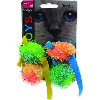 Magic Cat hračka myš a koule s catnipem 5 cm 4 ks