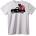 NOONEBRAND Тениска с камион и сърца - 2XL, White