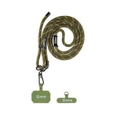 Popruh OBAL:ME NeckTag na Telefon Army Green 143797