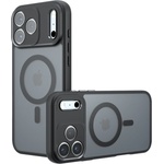 Techsuit Калъф за iPhone 17 Pro Max - Techsuit - PureFrost MagSafe - Frosted Черен (KF2353481)