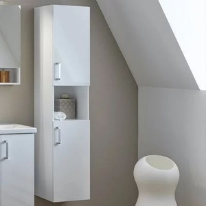 Kolpa San Evelin висок стенен шкаф бял MDF 170x37 см (574060)