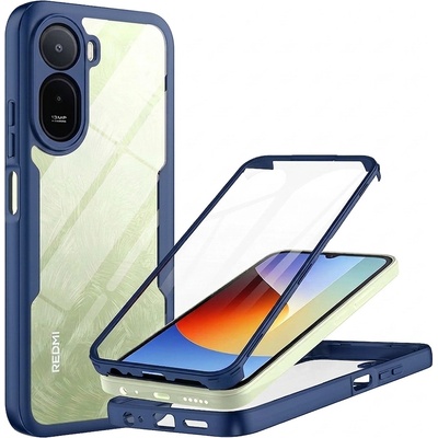 Techsuit Калъф за Xiaomi Redmi A7 Pro 4G - ColorVerse 360 Series + протектор - Techsuit - Син