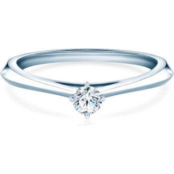 SAVICKI Годежен пръстен The Light: бяло злато, лабораторен диамант