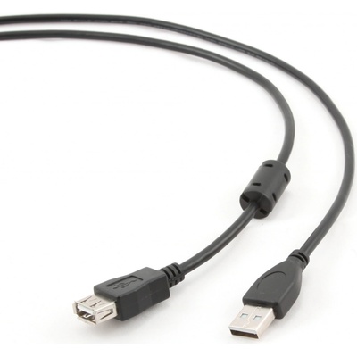 Gembird CCP-USB2-AMAF-6 Kabel USB A-A 1,8m 2.0 prodluž,HQ Black,zlac.kont.