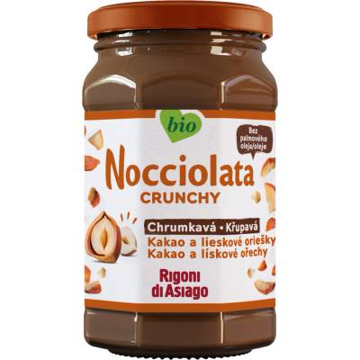 RIGONI DI ASIAGO Nocciolata BIO Crunchy lieskovooriešková nátierka 250 g