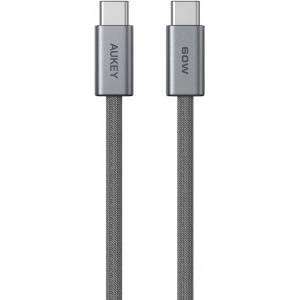 AUKEY USB Cable Aukey USB-C - USB-C 1 m Gray (Aukey)