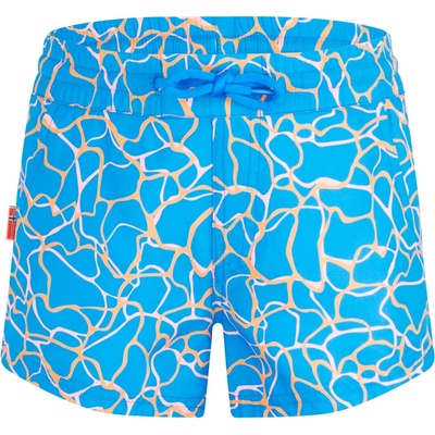 Trollkids Детски бански слипове Trollkids Girl's Haukland Shorts Swim brief - Dynamic Blue / Candy Pink - размер 152 (EU) (750-1977-0418)