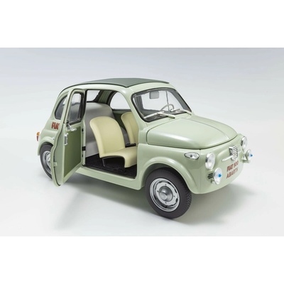 Kyosho Fiat Nuova 500 Elaborazione Abarth Record Green Clear 1:18