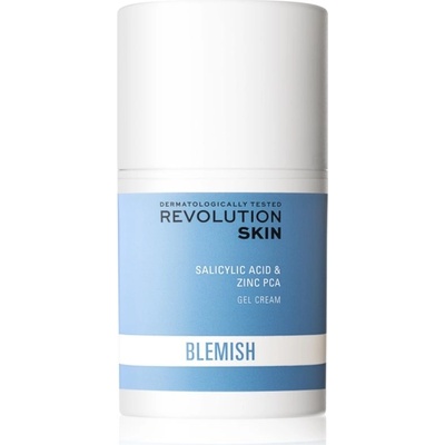Makeup Revolution Skincare Salicylic Acid & Zinc PCA Purifying Water Gel krém na tvár 50 ml